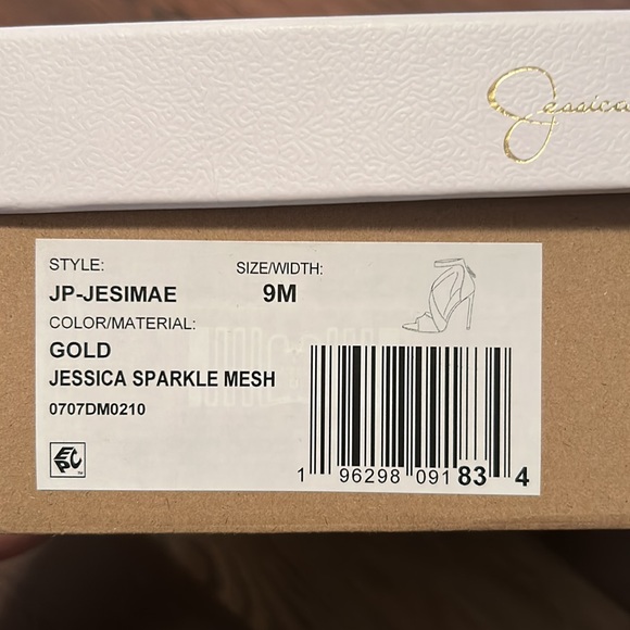 Gold Glitter Heels - Picture 6 of 6